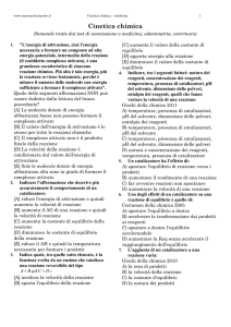 Cinetica chimica - Matematicamente
