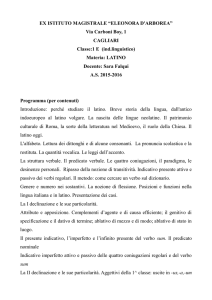 EX ISTITUTO MAGISTRALE “ELEONORA D`ARBOREA” Via Carboni