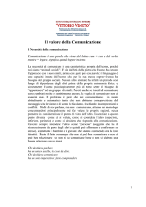 Il valore della Comunicazione