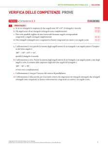 Esercizi risolti di geometria per la prova finale