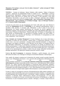 Relazione Menopausa