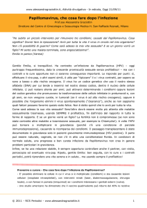 Papillomavirus, che cosa fare dopo l`infezione