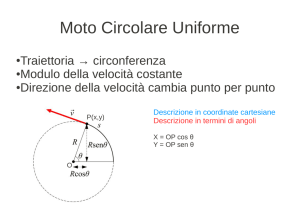 Moto Circolare Uniforme