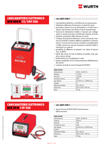 CARICABATTERIE ELETTRONICO BCH 400