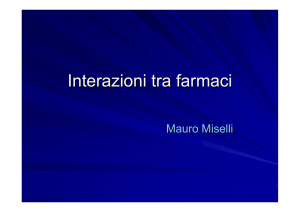 Interazioni tra farmaci