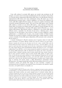 Come nella scolastica la sovranità della ragione, pur essendo stata