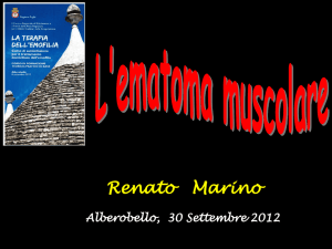 L`ematoma muscolare