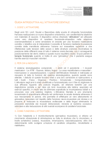 Guida all`attivatore dentale - Studio Dentistico Dott. D`Angelo