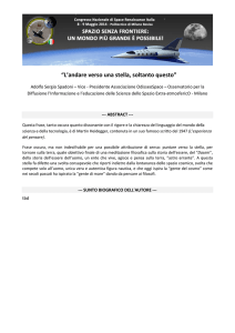 L`andare verso una stella, soltanto questo