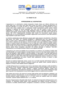 Dr. WANG FU LIN INTRODUZIONE ALL`AGOPUNTURA L