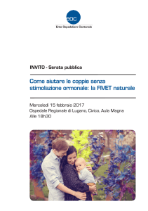 la FIVET naturale - Ente Ospedaliero Cantonale