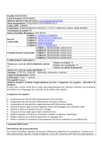 Fondamenti di informatica