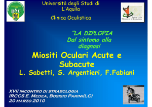 Miositi oculari acute e subacute
