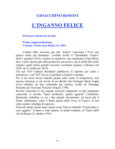 l`inganno felice - Magia dell`opera
