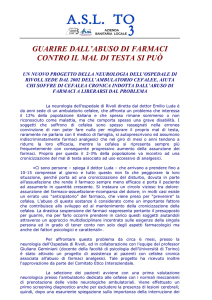 GUARIRE DALL`ABUSO DI FARMACI CONTRO IL MAL DI TESTA SI
