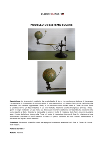 modello di sistema solare