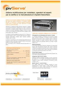 Scaricate la scheda del pvServe QUI