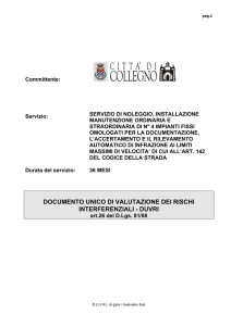 documento unico di valutazione dei rischi
