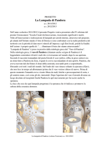 PROGETTO La lampada di Pandora