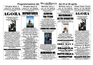 Filmcircuito 23-29 aprile