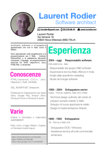 CV Titres (IT) - Laurent Rodier
