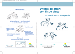 Evitare gli errori – con il suo aiuto!