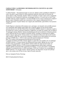 FARMACI PER L`ALZHEIMER E