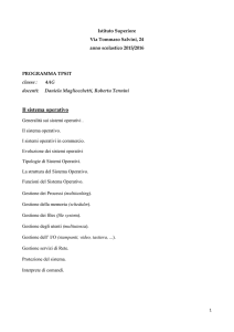 Il sistema operativo