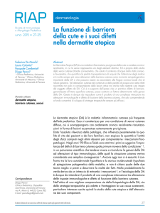 Scarica il PDF - Rivista di immunologia e allergologia pediatrica