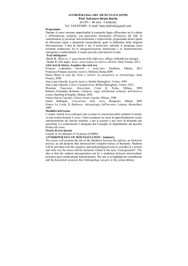 Antropologia del meticciato