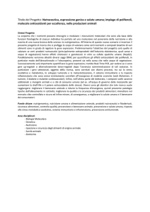 Nutraceutica, espressione genica e salute umana
