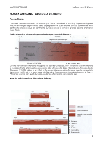 PLACCA AFRICANA – GEOLOGIA DEL TICINO