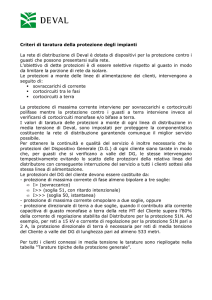 Coordinamento delle protezioni tra la rete MT di DEVAL