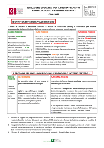 ISTRUZIONE OPERATIVA PER IL PRETRATTAMENTO