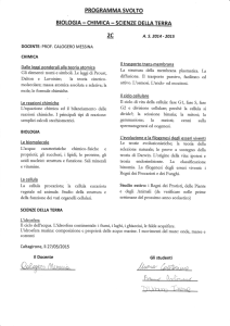 2C Programma Scienze - "Majorana - Arcoleo"