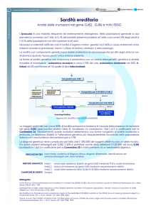 Sordità ereditaria - Research and Innovation