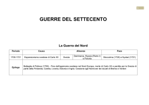 guerre del settecento
