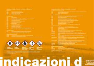 Indicazioni di Pericolo CLP/GHS