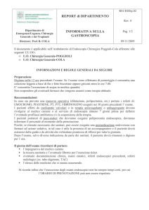 Informativa per gastroscopia