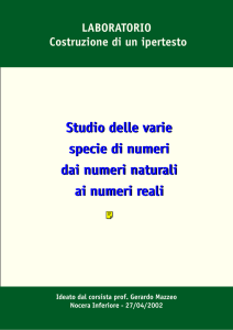 i numeri interi relativi