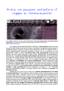Anche noi possiamo calcolare il raggio di
