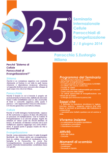 25° Seminario Internazionale - Cellule di Evangelizzazione