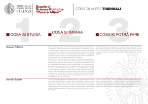 cosa si studia cosa si impara cosa si potrà fare