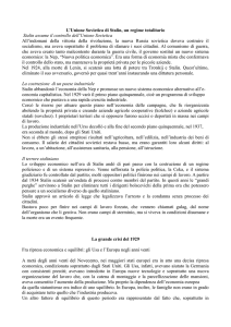 L`Unione Sovietica di Stalin, un regime totalitario Stalin assume il
