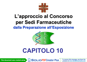 anestetici locali - Ordine dei Farmacisti di Napoli