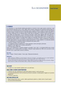 la ciclesonide - Progetto ASCO