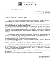 Circ. n. 89 - corso di logica