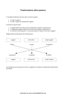 Trasformazione attivo-passivo