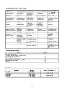 RISORSE MATERIALI E STRUTTURALI Infanzia P.Pio Infanzia S