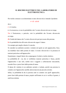 Il rischio elettrico in laboratorio